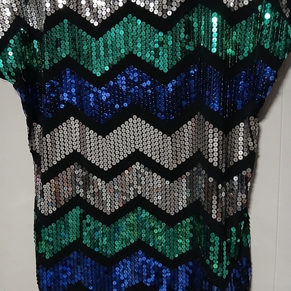 Dressbarn brand women's beautiful sequin Pullover top. Size 1X - Picture 3 of 9
